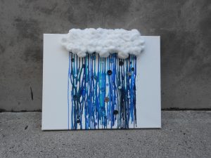 Rain Cloud Crayon Melt
